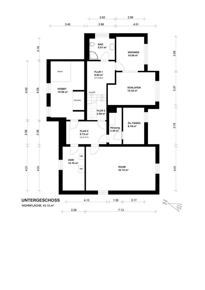 Grundriss UG