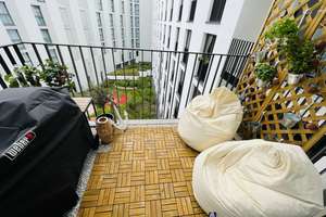 Befristet: Helle 2-Zimmer-Wohnung mit Parkblick in der Hafencity (Dezember 26  - Juli 27) – Am Lohsepark 20, 20457 HafenCity, Hamburg – Vorschaubild 8