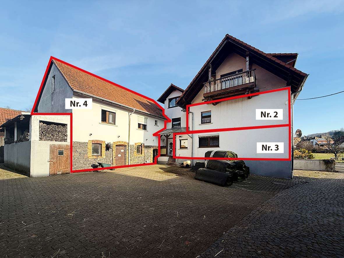 3 Wohnungen in historischem Ensemble, Wetteraukreis – Bild 1