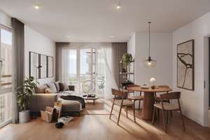 Urban wohnen: 2-Zimmer-Wohnung mit eigener Loggia