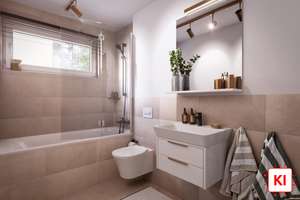 GRUNDERWERBSSTEUER GESCHENKT! KFW55! - Moderne 3-Zimmer-Gartenwohnung – Die vollständige Adresse der Immobilie erhältst du vom Anbieter., 80995 Feldmoching, München – Vorschaubild 4