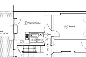 Charmante 1,5-Zimmer-Wohnung mit Terrasse in Berlin-Neukölln – Altbau von 1903 als Kapitalanlage ode – Jahnstraße 78 78, 12347 Britz, Berlin – Vorschaubild 3