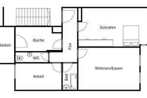 Erstbezug nach Sanierung: helle 3-Zimmer-Altbauwohnung mit Balkon, Einbauküche und separatem WC – Die vollständige Adresse der Immobilie erhältst du vom Anbieter., 90459 Galgenhof, Nürnberg – Vorschaubild 8