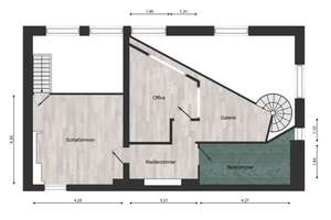Charmante 3,5-Zimmer-Maisonette im Loftstil am Wasser – Die vollständige Adresse der Immobilie erhältst du vom Anbieter., 4229 Plagwitz, Leipzig – Vorschaubild 17