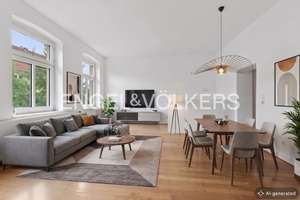 Helle 2-Zimmer-Wohnung mit Flair im Belgischen Viertel