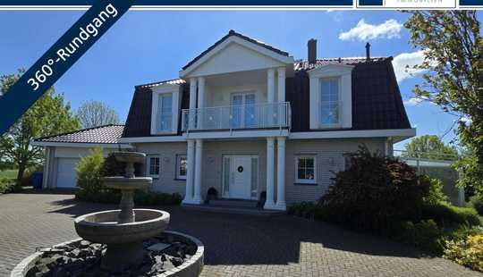Bild von Landhausvilla mit Schwimmteich auf sehr großem Grundstück mit herrlichem Blick in bezugsfertigem Top