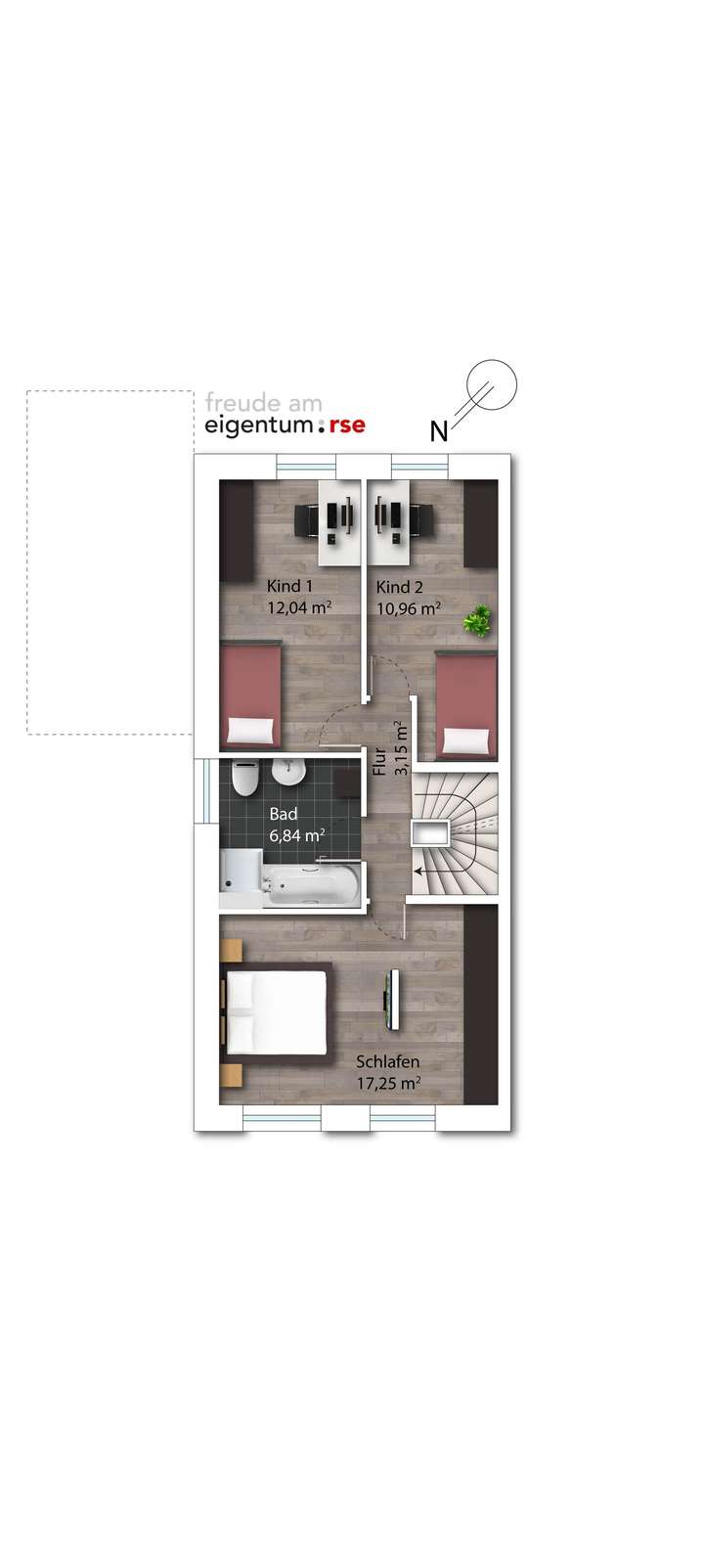 OG REH Am Roland möbliert