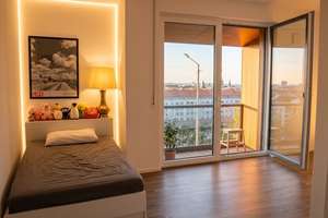 Neubau-Apartment im 6. OG – "Wintergarten", Altstadtblick, ab 1.9.26