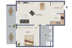 "Altersgerechter Wohnkomfort in bester Lage - 2,5 Zimmer, Aufzug, TG, edle Ausstattung & Garten" – 70567 Möhringen-Mitte, Stuttgart – Vorschaubild 13