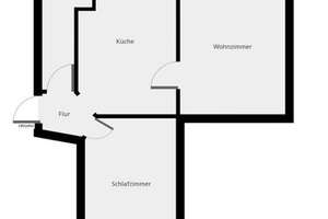 Charmante 2-Zimmer-Altbauwohnung mit großer Wohnküche - unmittelbar angrenzend zum UKE – Die vollständige Adresse der Immobilie erhältst du vom Anbieter., 20251 Eppendorf, Hamburg – Vorschaubild 3