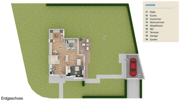 Grundriss Erdgeschoß