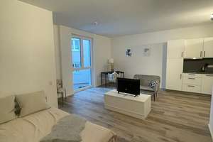 Mitten in STUTTGART ! Wunderschöne vollmöbilierte Studioapartments zur Miete mit Terrasse – Neckarstraße  140/2, 70190 Stöckach, Stuttgart – Vorschaubild 1
