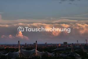 Tauschwohnung: 1-Zimmer-Wohnung mit Alpen blick im Olympiapark
