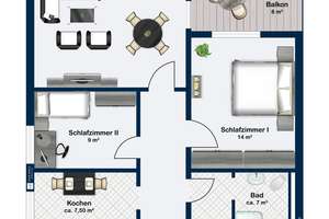MODERNISIERTE 3-ZIMMERWOHNUNG MIT BALKON - FUßLÄUFIG ZUM NEUEN TEICH UND DEM ALLERPARK – Die vollständige Adresse der Immobilie erhältst du vom Anbieter., 38448 Teichbreite, Wolfsburg – Vorschaubild 13