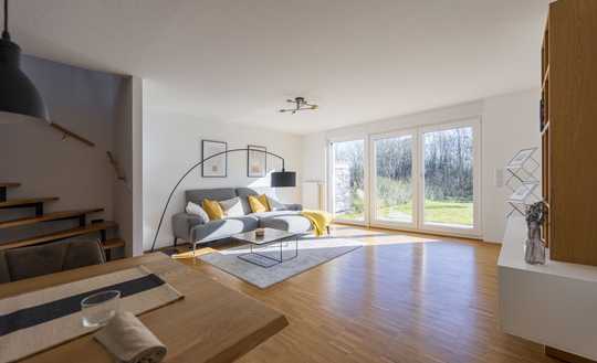 Nur noch eine Neubau-DHH in ruhiger Lage mit 2 KFZ-Stellplätzen und eigenem Grundstück! Eningen