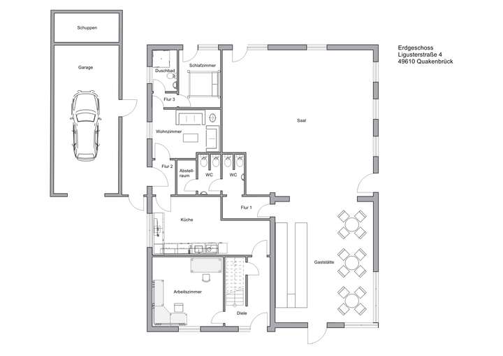 Erdgeschoss - aktueller Stand