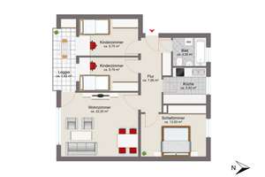 Gut geschnittene, renovierungsbedürftige 3 Zimmer Wohnung
 mit Süd-Loggia- sofort bezugsfrei- – Die vollständige Adresse der Immobilie erhältst du vom Anbieter., 80686 Friedenheim, München – Vorschaubild 12