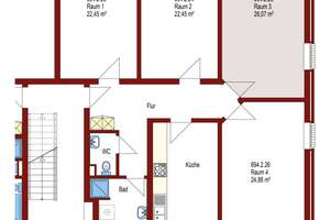NUR FÜR STUDENTEN/AZUBIS/SCHÜLER! Frei ab 01.06.2026!  1 - Zimmer in einer 4er-WG im Erdgeschoss – Groninger Str. 11, 26129 Wechloy, Oldenburg (Oldenburg) – Vorschaubild 7
