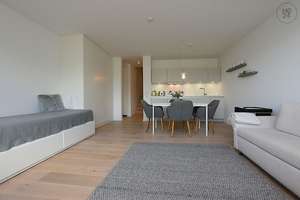 Stilvoll möblierte 1-Zimmer Wohnung mit Terrasse und Internet in Stuttgart Feuerbach – Die vollständige Adresse der Immobilie erhältst du vom Anbieter., 70469 Feuerbacher Tal, Stuttgart – Vorschaubild 1