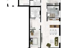 Modernes Zuhause für Ihre Familie: 4-Zimmer Wohnung mit Fußbodenheizung und Balkon in Vohwinkel – Scheffelstr. 38, 42327 Vohwinkel, Wuppertal – Vorschaubild 11