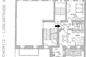 Freundliche 2-Raum-Wohnung mit Balkon & Fußbodenheizung in Schloßchemnitz – Ludwigstraße 40, 9113 Chemnitz – Vorschaubild 14