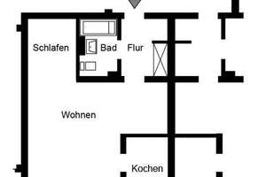 1-Zimmer-Wohnung in Duisburg Obermarxloh – Knappenstraße 26, 47167 Obermarxloh, Duisburg – Vorschaubild 2
