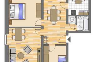 3 Zimmer fix und fertig – Eichenallee 1 c, 57078 Geisweid, Siegen – Vorschaubild 2
