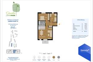 Willkommensangebot: 3-Zimmer-Wohnung mit EBK und Aufzug - Erste Kaltmiete Geschenkt – Jaminstr. 4c, 91052 Rathenau, Erlangen – Vorschaubild 8