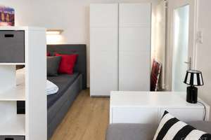 Charmantes möbliertes 1 Zimmer-Appartement in begehrter Lage in Maxvorstadt – Die vollständige Adresse der Immobilie erhältst du vom Anbieter., 80799 Am alten nördlichen Friedhof, München – Vorschaubild 4