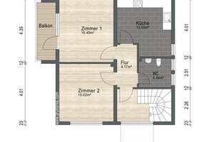 Sanierungsbedürftiges Haus mit großem Garten – Die vollständige Adresse der Immobilie erhältst du vom Anbieter., 64683 Einhausen – Vorschaubild 4