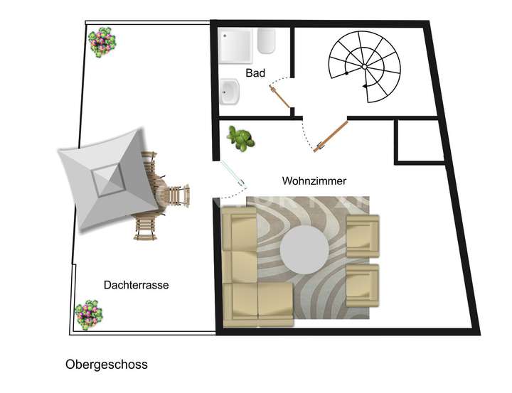 Grundriss Obergeschoss
