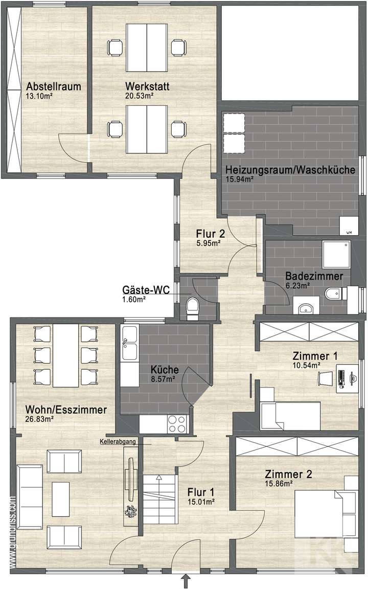 Grundriss Erdgeschoss