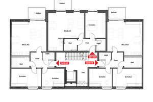 WG-geeignete Neubauwohnung mit hohem Wohnkomfort! – Die vollständige Adresse der Immobilie erhältst du vom Anbieter., 48145 Mauritz-Mitte, Münster – Vorschaubild 3