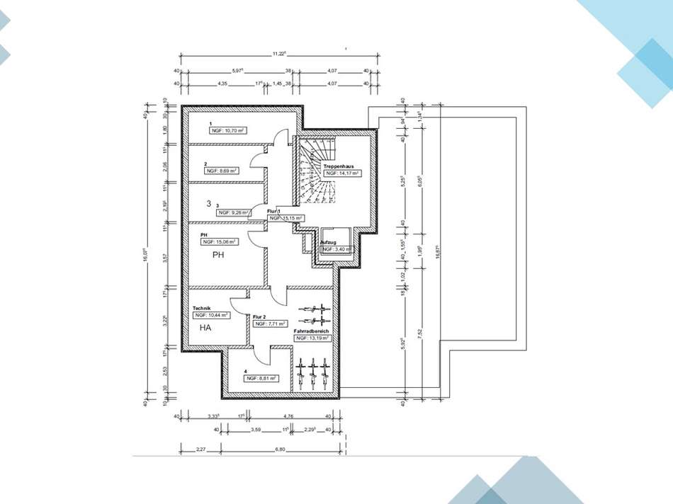Haus 3 - Teilkeller_bemaßt