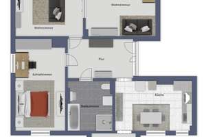 Charmante 3-Zimmer-Altbauwohnung mit Garten im Haarenesch – Die vollständige Adresse der Immobilie erhältst du vom Anbieter., 26121 Haarenesch, Oldenburg (Oldenburg) – Vorschaubild 11