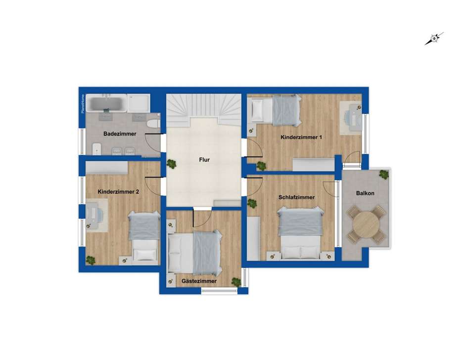 Grundriss Obergeschoss