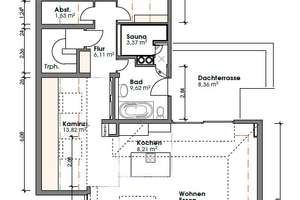 Wohnen mit Charakter. Außergewöhnliche Dachgeschosswohnung mit Kamin, Sauna und Dachterrasse. 123m². – Die vollständige Adresse der Immobilie erhältst du vom Anbieter., 41061 Gladbach, Mönchengladbach – Vorschaubild 21