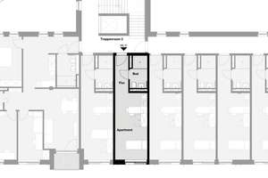 Traumhafte 1-Zi-WE mit Küche | Perfekt für Studenten - Pendler - Senioren! – Die vollständige Adresse der Immobilie erhältst du vom Anbieter., 41061 Gladbach, Mönchengladbach – Vorschaubild 2