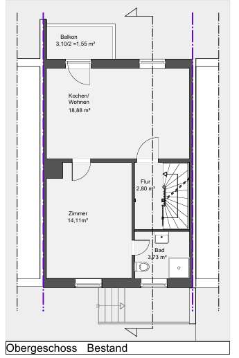 Grundriss Obergeschoss