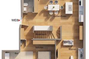 Neuwertiges 4-Zimmer-Penthouse mit Dachterrasse, Aufzug & Deckenkühlung in best Lage – 80538 Englischer Garten, München – Vorschaubild 15