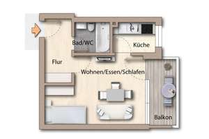Wohnungspaket 12/42 *VERMIETET* PROVISIONSFREI VOM EIGENTÜMER** – Die vollständige Adresse der Immobilie erhältst du vom Anbieter., 81243 Pasing, München – Vorschaubild 2