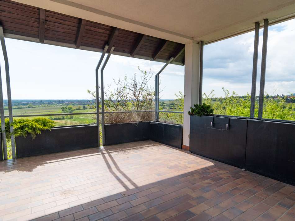 Balkon vor dem Essbereich