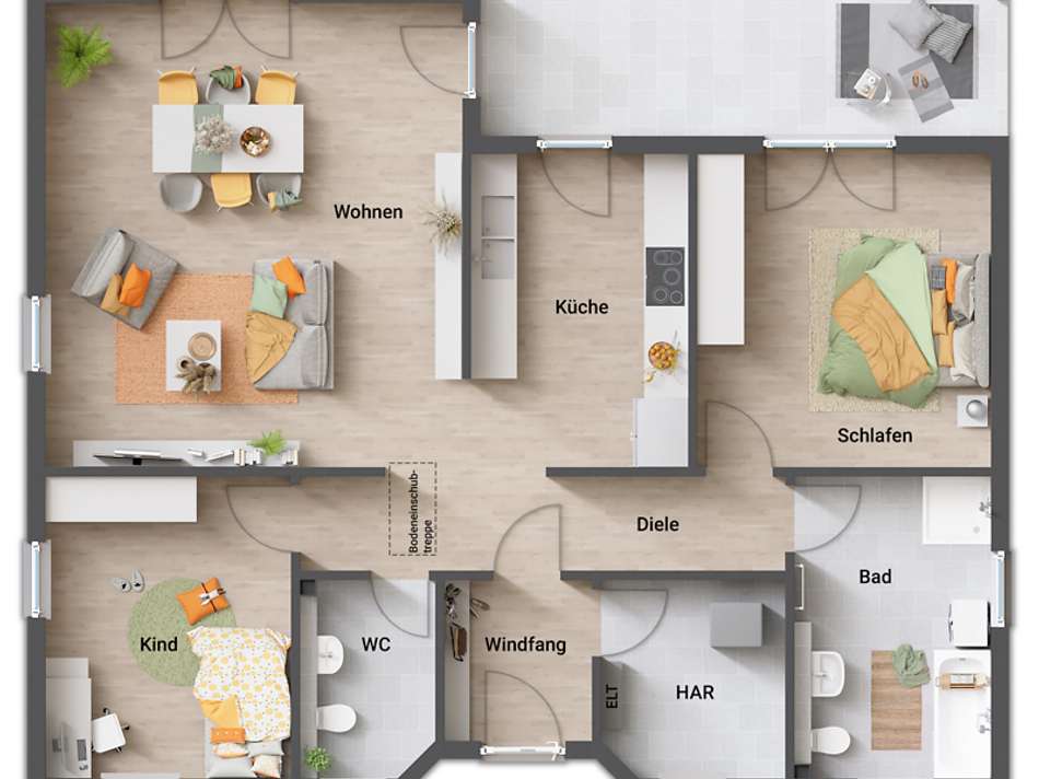 Grundriss-Winkelbungalow-Bunga