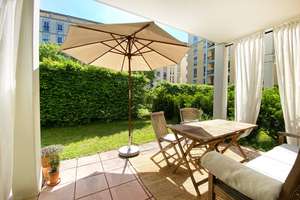 Zwischenmiete: Helle möblierte 2-Zimmer-Wohnung mit Garten & Terrasse in München-Haidhausen – Michael-Huber-Weg 14, 81667 Haidhausen Nord, München – Vorschaubild 3