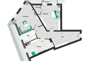 Karlshorst | Sofort bezugsfrei - Helle 2-Zimmer-Wohnung mit Balkon – Die vollständige Adresse der Immobilie erhältst du vom Anbieter., 10318 Karlshorst, Berlin – Vorschaubild 18