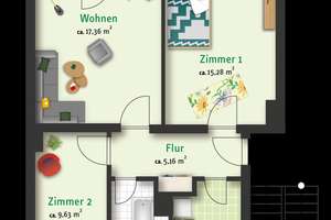 Wir übernehmen Ihre Umzugskosten 1 Monat Kaltmietfrei – Reinefarthstraße 101, 6217 Merseburg – Vorschaubild 2