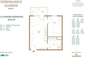 Toll geschnittene 1,5-Zimmer-Wohnung mit BALKON im Neubauquartier 'Ferdinand's Garden' – Plauener Strasse 102, 13055 Alt-Hohenschönhausen, Berlin – Vorschaubild 12