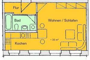 Single-Wohnung mit ihrem sympathischen Grundriss! – Barbarossastr. 99, 9112 Kaßberg, Chemnitz – Vorschaubild 5
