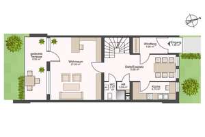 Renoviertes Reihenmittelhaus in ruhiger, zentraler Lage – 81829 Trudering-Riem (Ortsteil), München – Vorschaubild 9