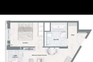 Nur für EINE Person ! 2-Zimmer-Apartment in Obermenzing – Hermine-von-Parish-Straße 3, 81245 Neupasing, München – Vorschaubild 7